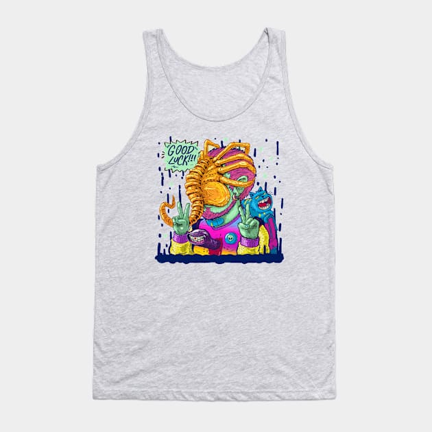 alien lucky Tank Top by Ilustronauta